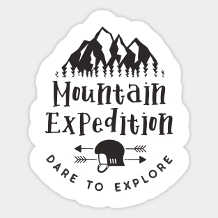 Dare To Explore Sticker